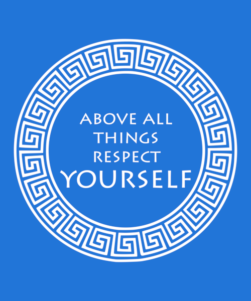 Pythagoras respecttrespect quote poster